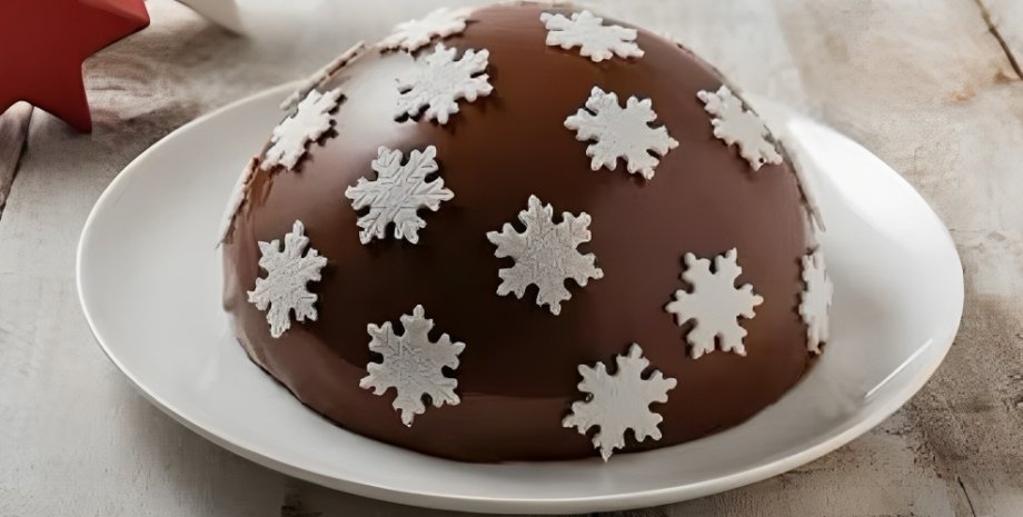 Рождественский торт-цукотто Рождественский торт-цукотто, торт, торт рецепт