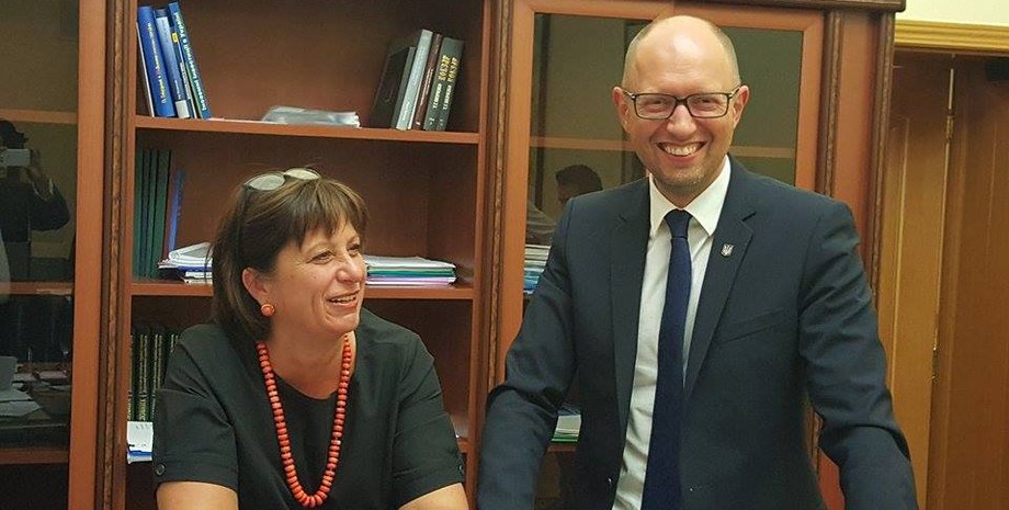 Арсений Яценюк и Наталья Яресько / Фото: Facebook