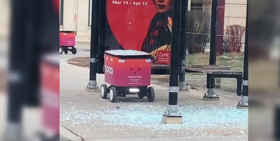 робот США аварія робот США аварія