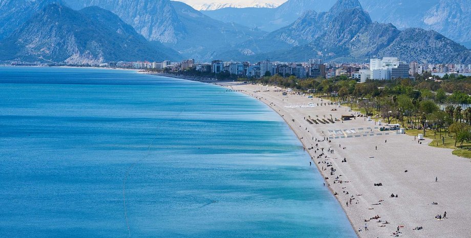 анталия, пляж лара