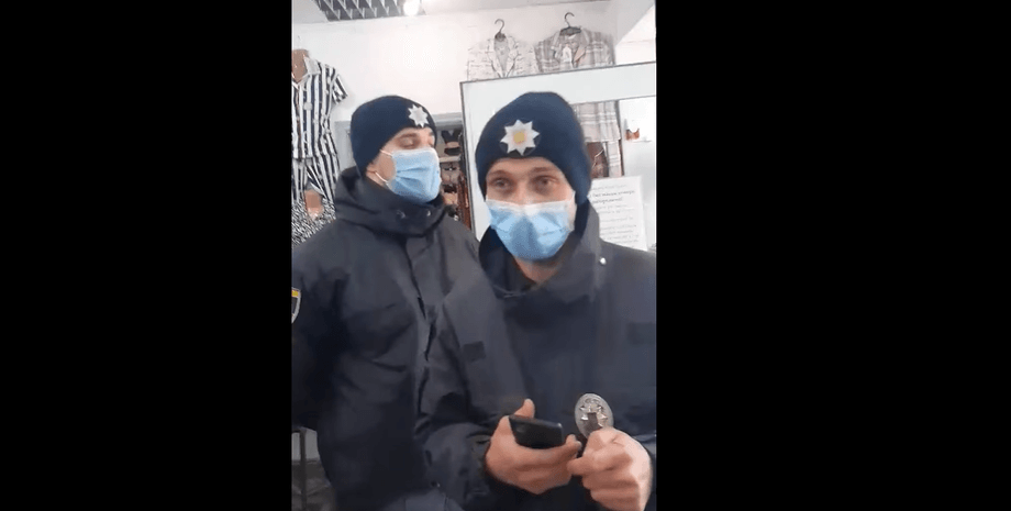 черновцы, полиция, карантин, магазин, фото