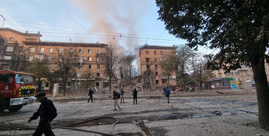 Обстрел Запорожья сегодня ракетный удар оккупанты