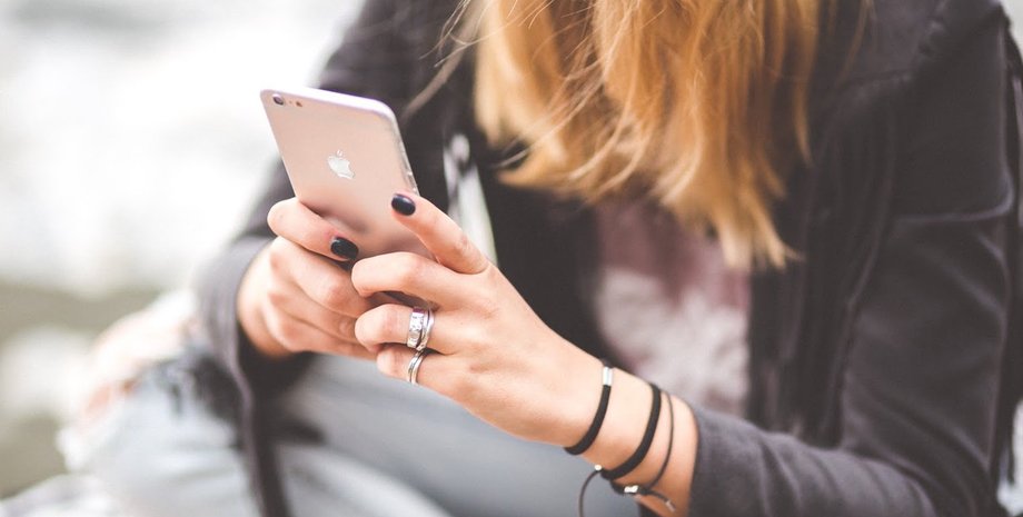 телефон, смартфон, женщина