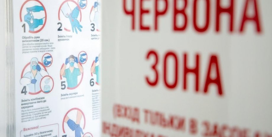 красная зона, карантин, коронавирус, Украина