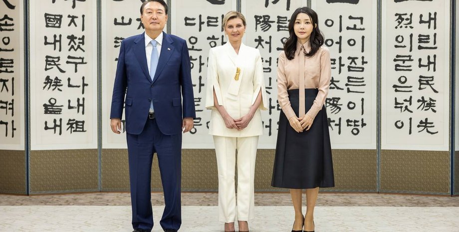 Елена Зеленская в Корее, Елена Зеленская визит Корея, Елена Зеленская посетила Корею