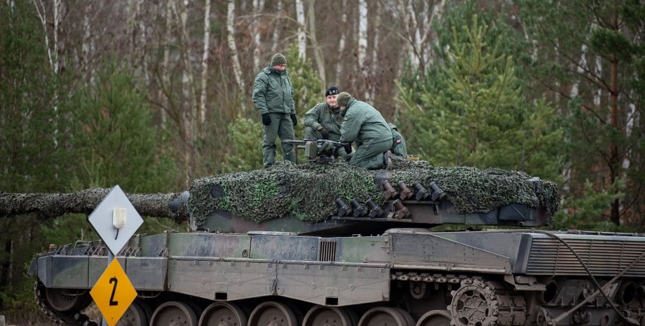 українські танкісти на Leopard 2