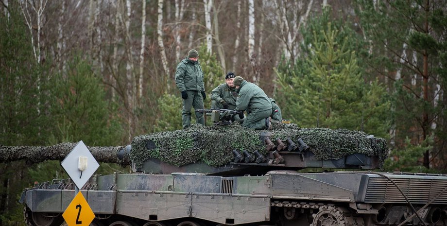 українські танкісти на Leopard 2