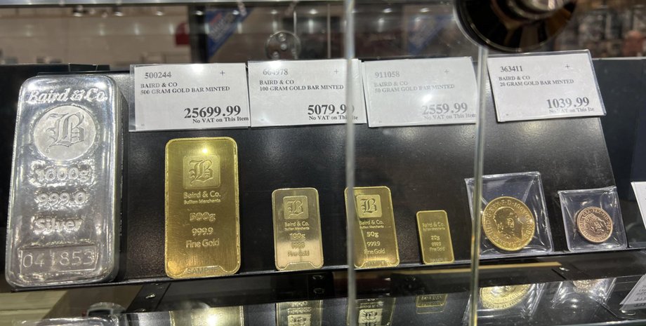 Costco, золоті злитки, золото, золотий злиток у магазині, ціна на золото, TikTok, купівля золота в супермаркеті, незвичайні товари, золоті злитки в продажу