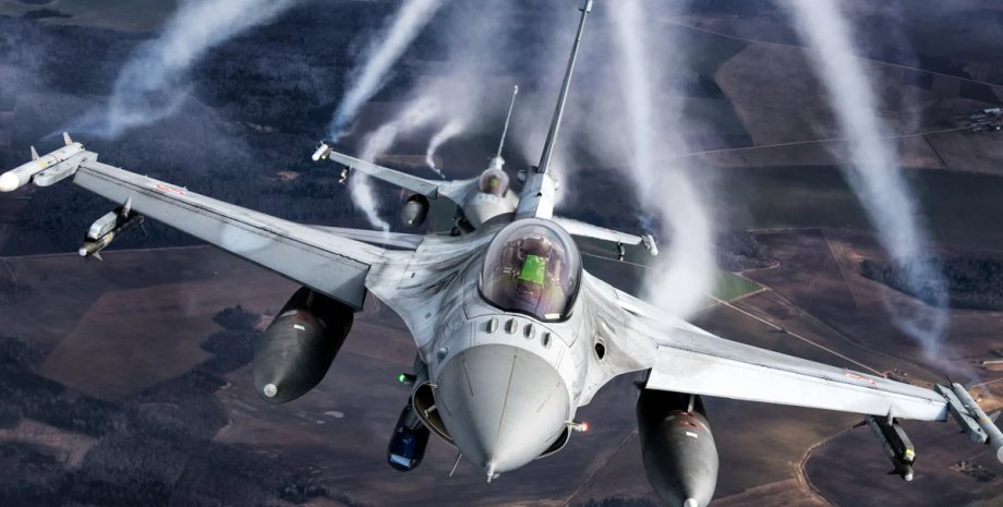 истребитель F-16, F-16, самолет F-16