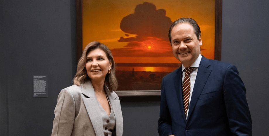 Олена Зеленська, Олена Зеленська в сша, Олена Зеленська стиль, Олена Зеленська образи, Олена Зеленська образи, картина архіпа куїнджі, метрополітен