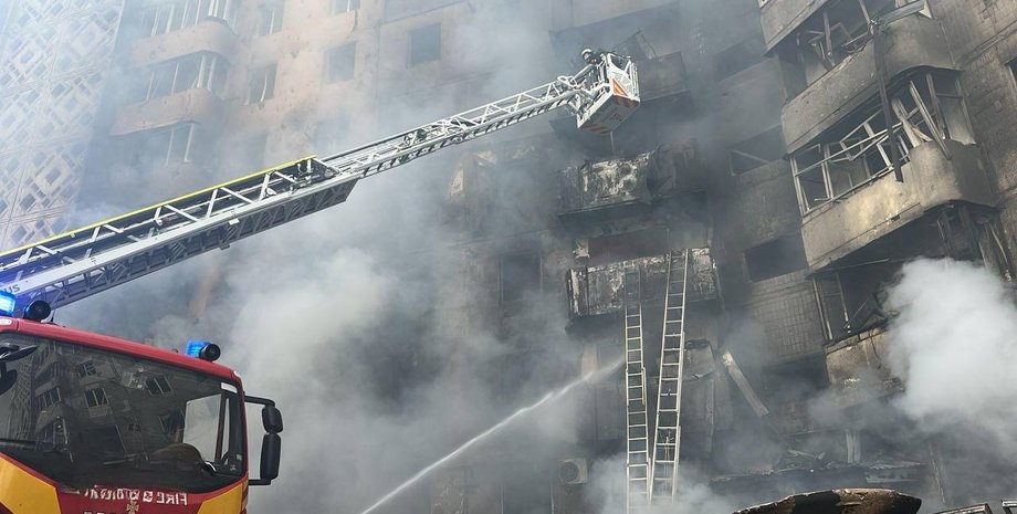 пожар в доме в Тернополе