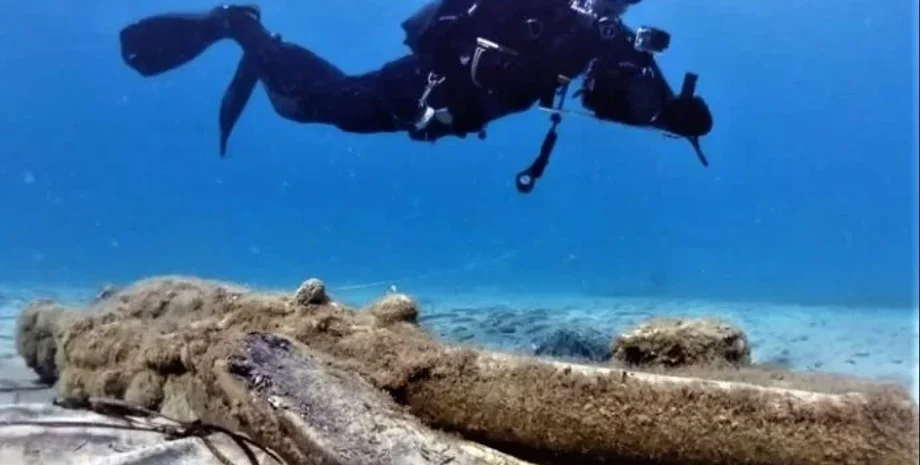 корабель, археологи, незалежність, Греція, повстання, судно, гармата, артефакт, археологія, революція, аварія, історія, опір, повстанці, Османська імперія, війна, знахідка