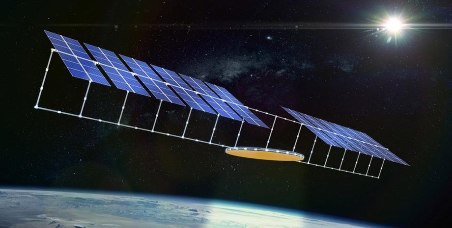 Космическая солнечная электростанция на орбите Земли