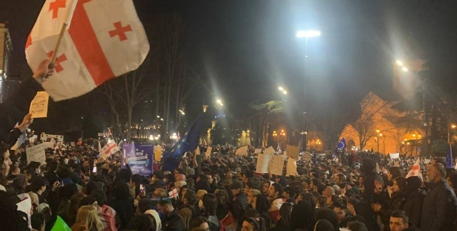 Протести у Грузії, фото