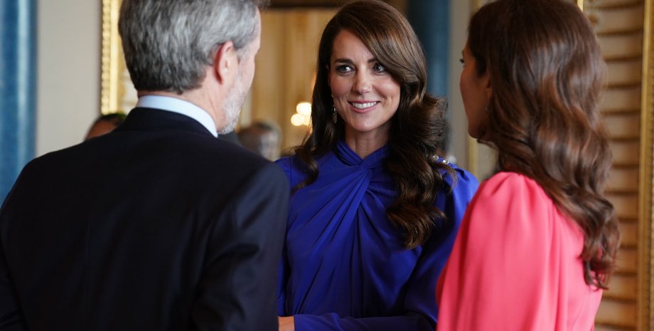 Кейт Міддлтон, дружина принца вільяма, Кейт Міддлтон рак, прийом в букінгемському палаці, король чарльз, королева камілла