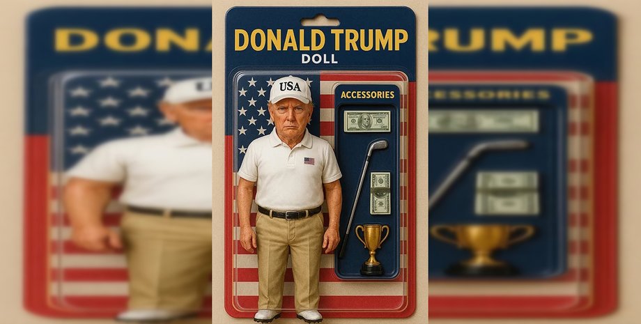 кукла, AI Barbie Box, дональд трамп