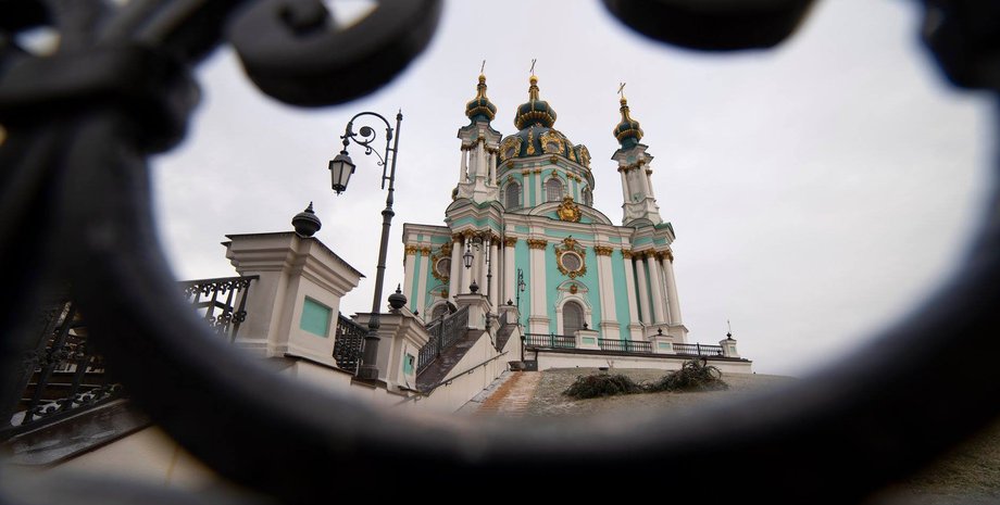 киев, церковь, андреевский спуск, андреевская церковь