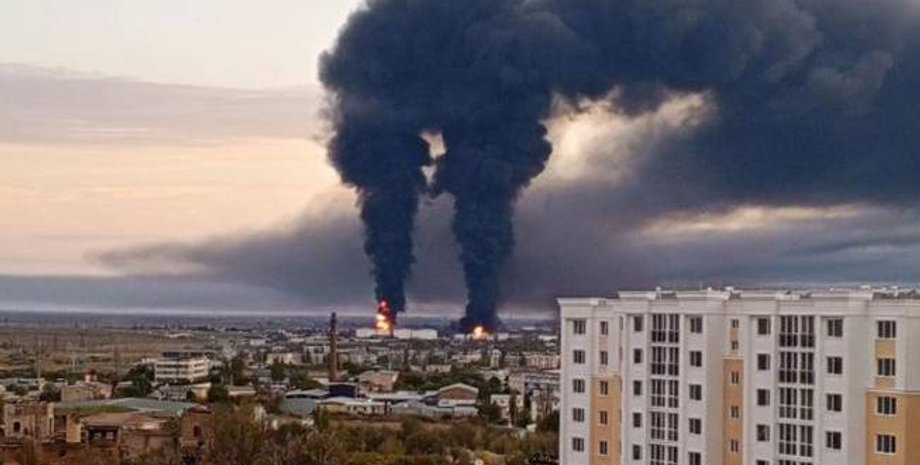 Феодосія, пожежа Феодосія, нафтобаза Феодосія, термінал Феодосія