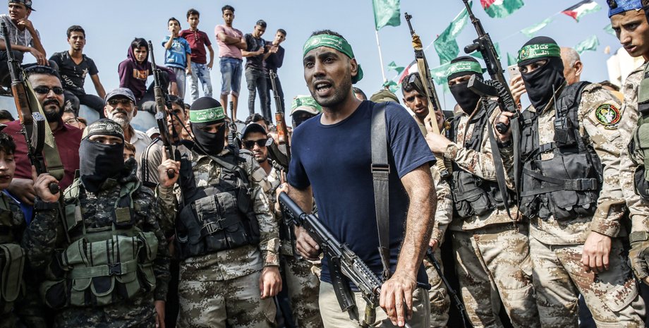 Боевики ХАМАС, Палестина, Израиль, война