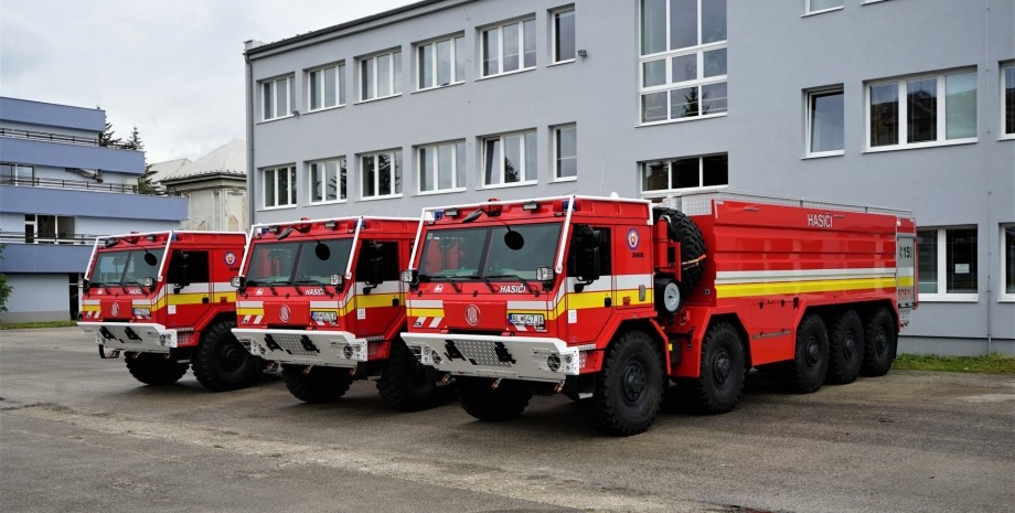 Спецавтомобили Tatra для борьбы с лесными пожарами