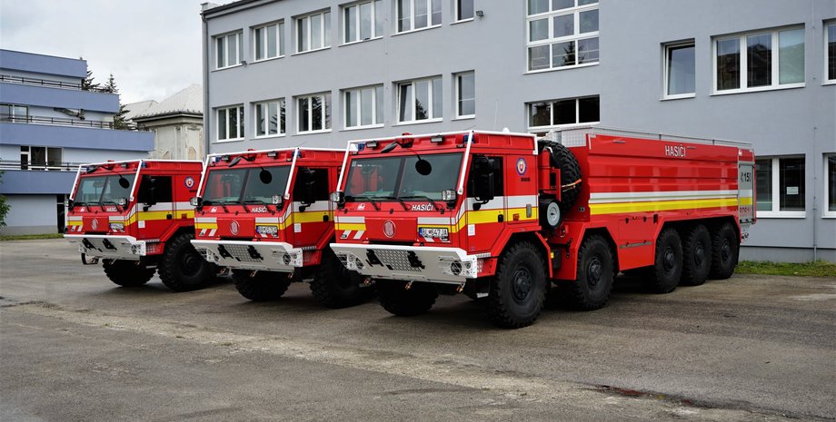 Спецавтомобили Tatra для борьбы с лесными пожарами