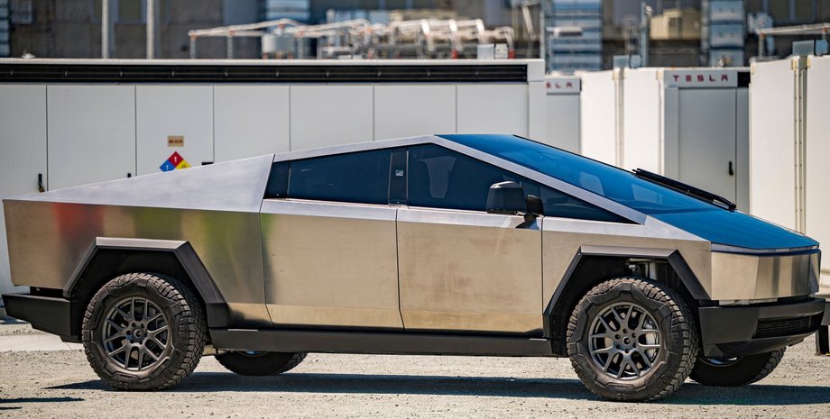Пикап Tesla Cybertruck, Tesla Cybertruck 2024, Tesla Cybertruck, новый Tesla Cybertruck, электромобиль Tesla Cybertruck