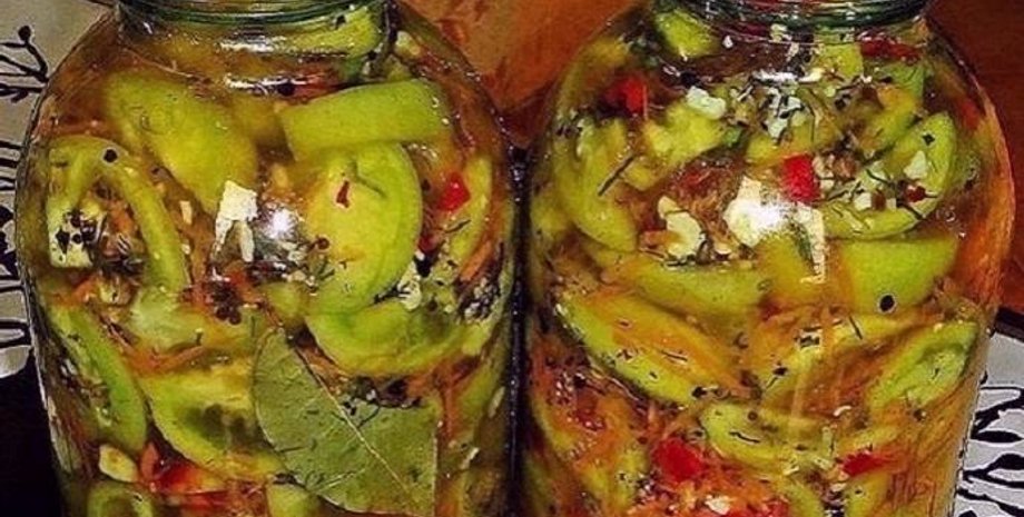 помідори, зелені помідори, пряні помідори