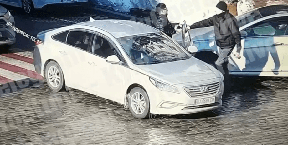 киев, драка, убийство, переход, автомобиль