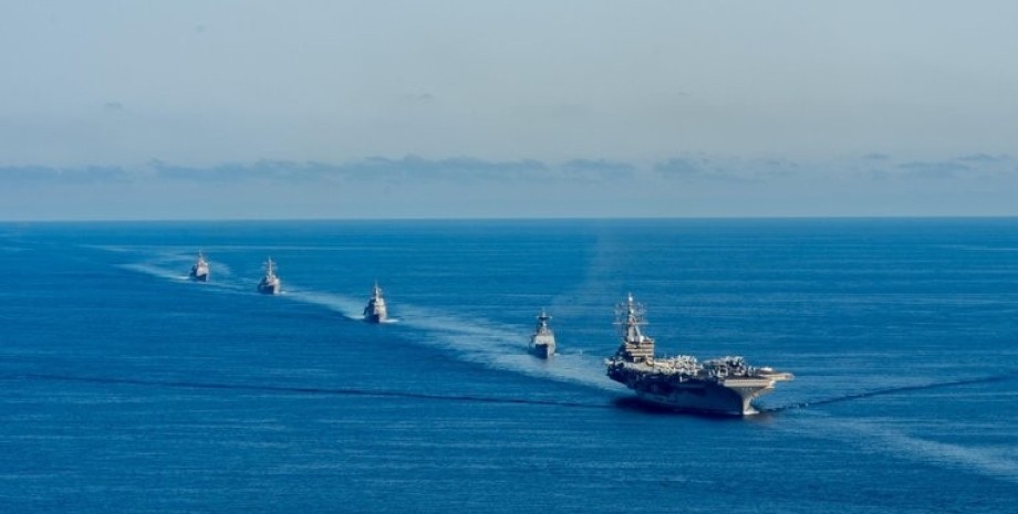 военные учения США Япония Южная корея, кндр, ядерная угроза, японское море
