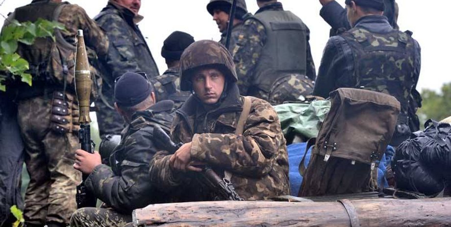 Силовики в Донбассе пресс-служба Минобороны