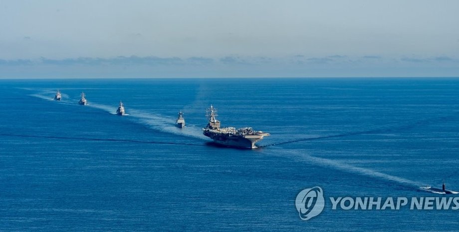 військові навчання США Японія Південна корея, кндр, ядерна загроза, японське море