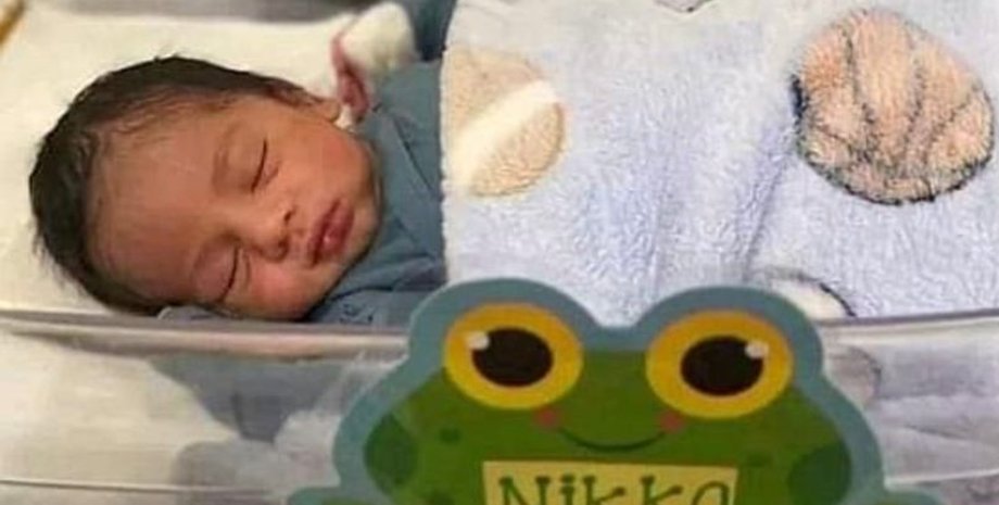 Младенец, кроватка, больница,