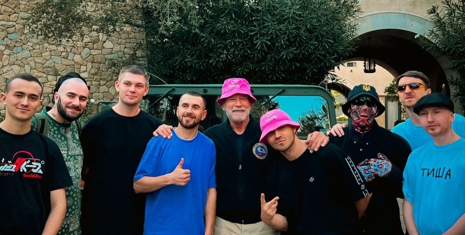 Kalush Orchestra, Арнольд Шварценеггер, встреча