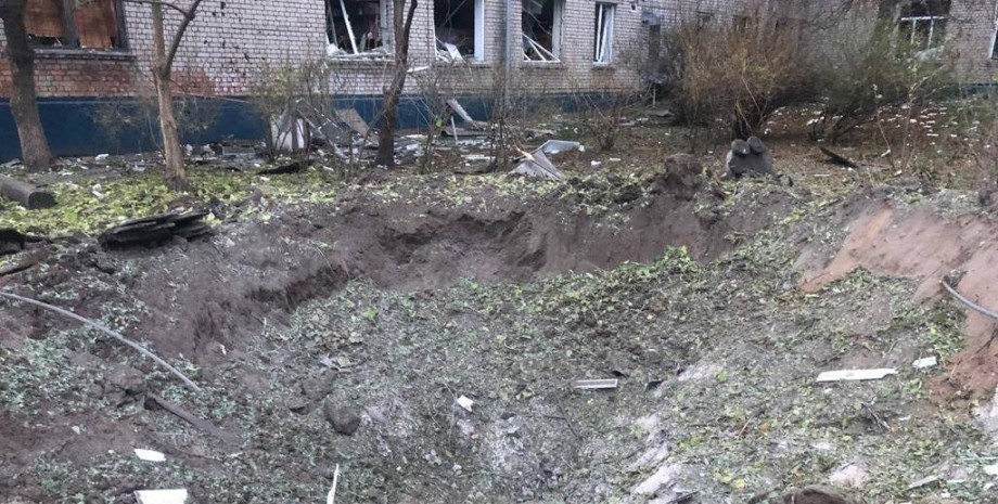 The blow on Zaporozhye fell on the building, the recreation center 