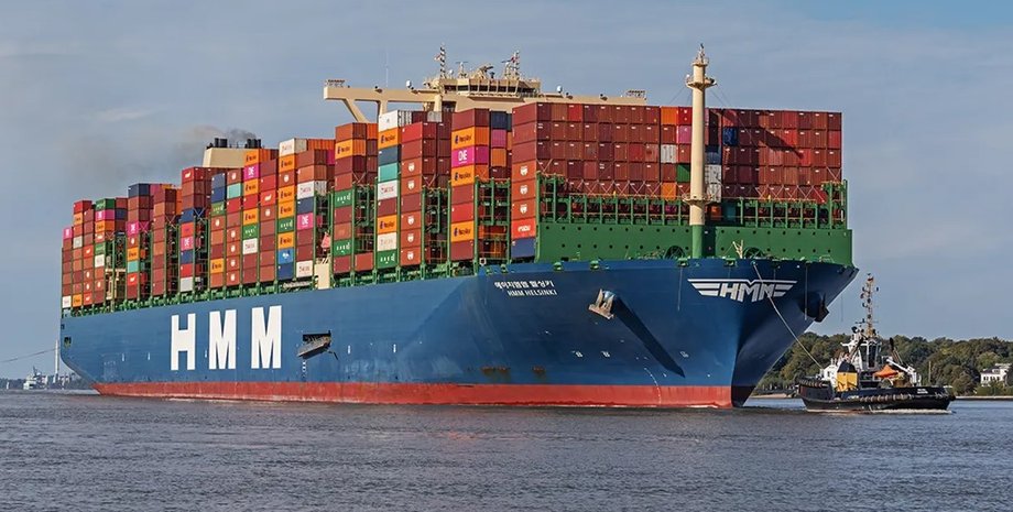 корабель, контейнери, вантажний корабель