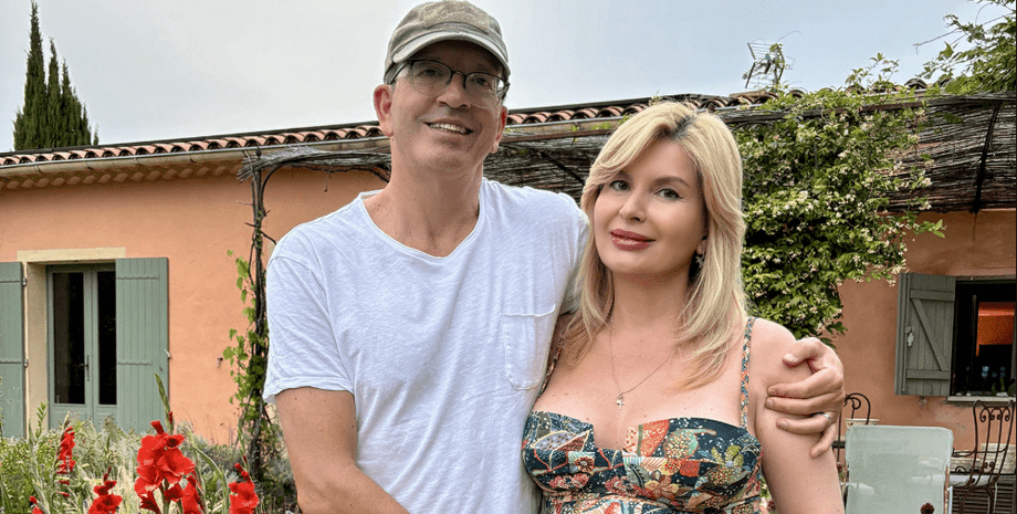 Інна Шевченко з чоловіком у Франції