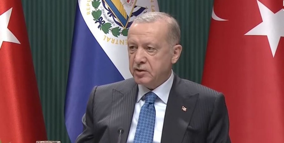 Реджеп Эрдоган, президент Турции, турецкий лидер, брифинг эрдогана