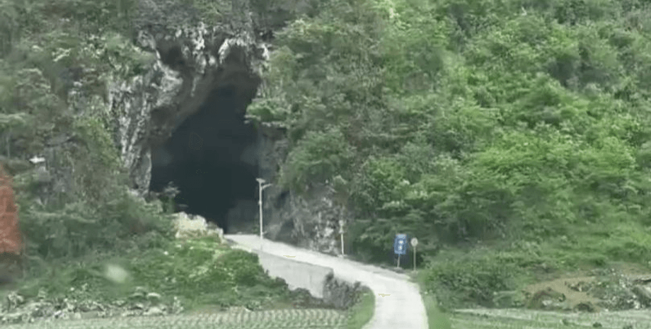 Туннельная дорога в Китае, дорога, туннель, пещера, пещера Бэтмена, туннельная дорога, соцсети, водитель, клаустрофобия,