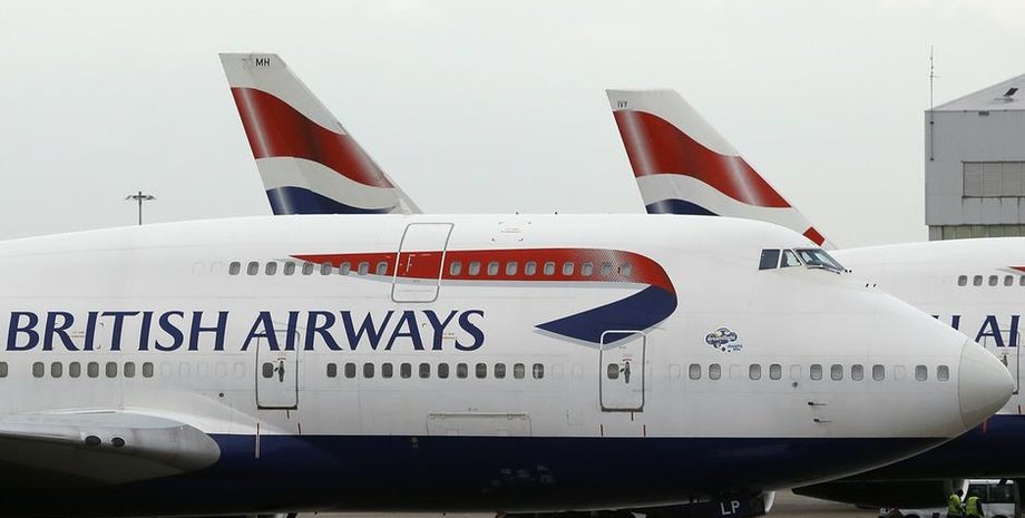 Лайнер British Airways, авиакомпания,
