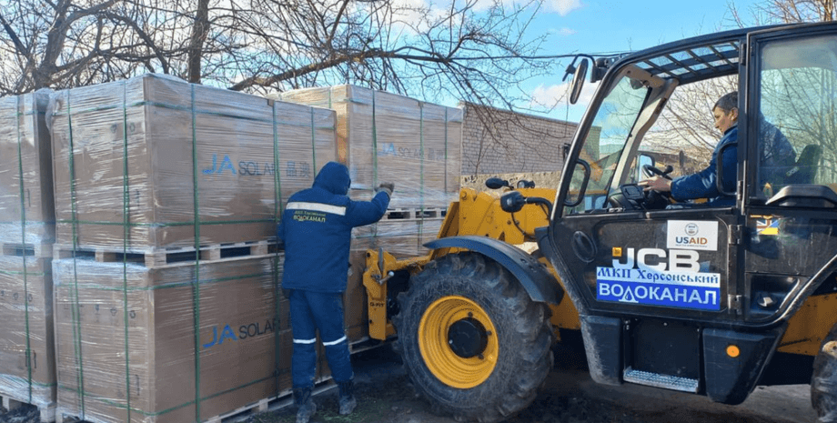 солнечные панели, херсонская область