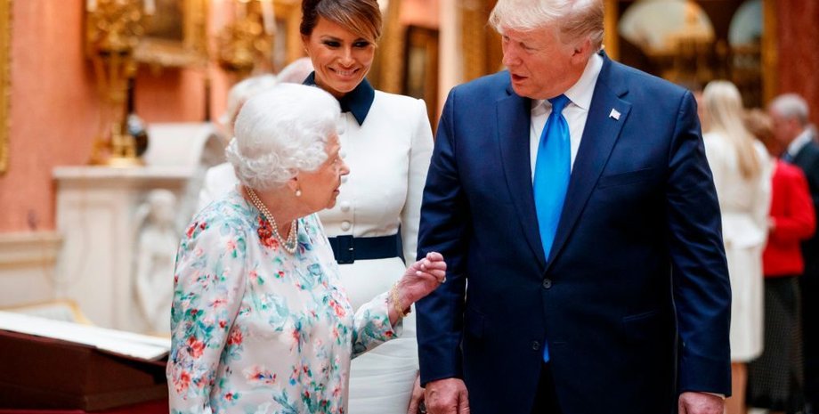 дональд трамп, королева елизавета