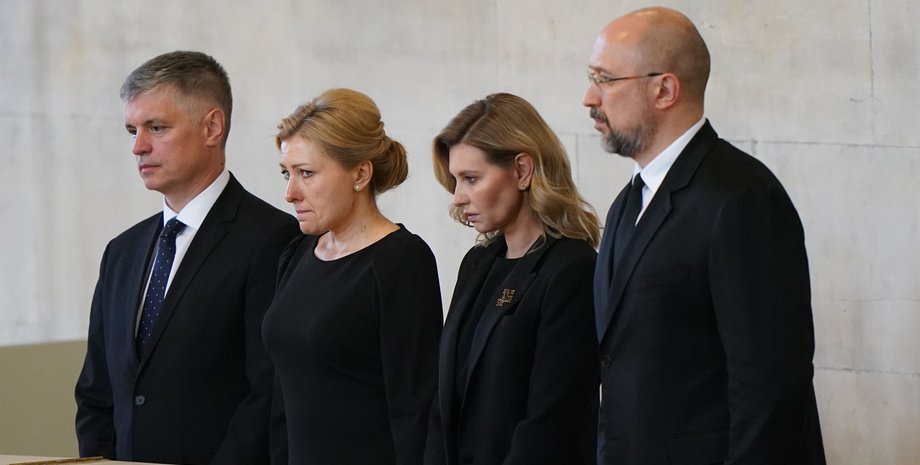 елена зеленская, вадим пристайко, прощание с королевой, королевские похороны, денис шмыгаль