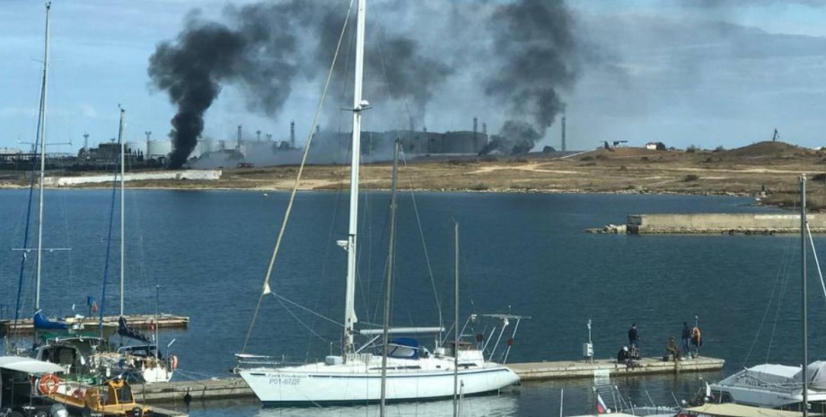 Взрывы атака Севастополь бухта корабли Черноморский флот