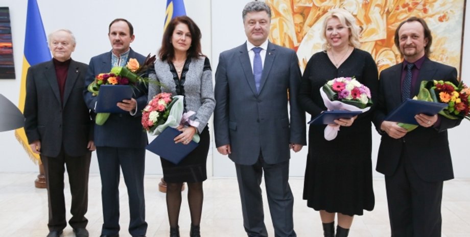 Награждение лауреатов-2014 / Фото: пресс-служба президента