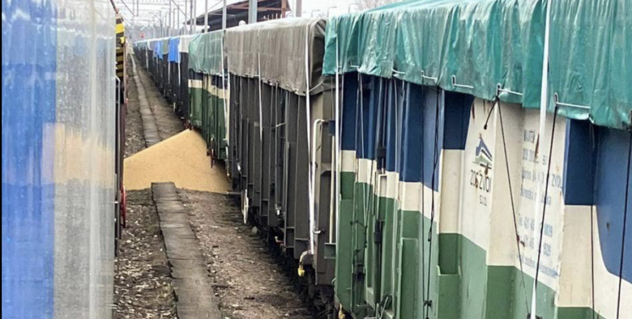 В Польше снова повредили украинскую агропродукцию ситуация на польской границе, польские фермеры, что происходит на границе с Польшей, украинское зерно, рассыпали бобы