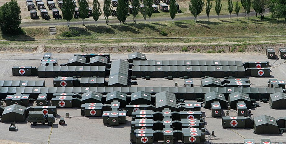полевой госпиталь Rheinmetall, военная помощь, госпиталь для ВСУ, Zeppelin Mobile Systeme, мобильный госпиталь