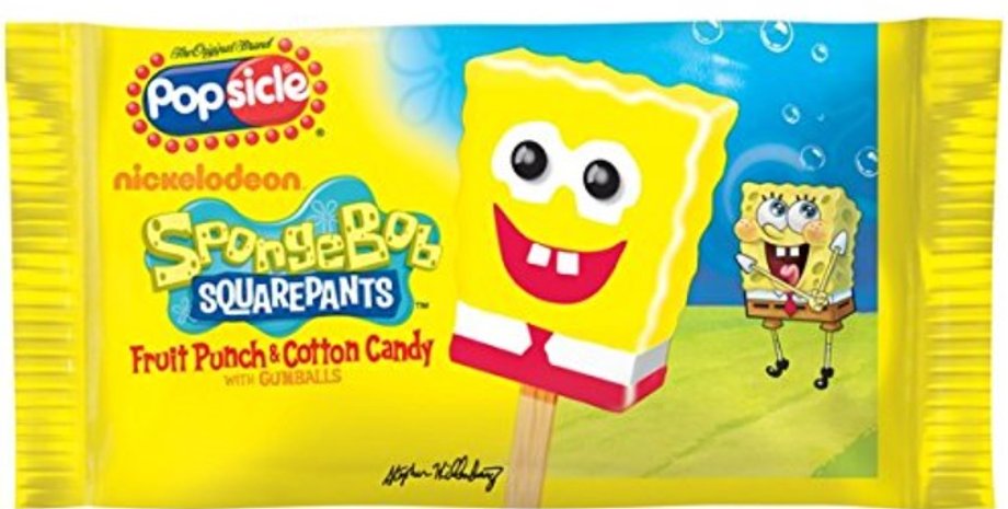 мороженое, США, губка боб, дети