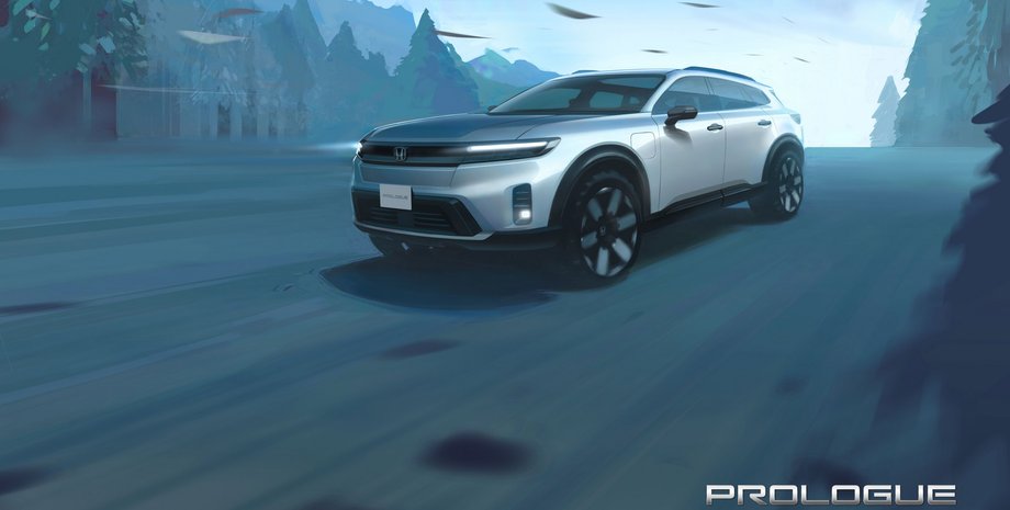 Honda Prologue 2024, новая Honda Prologue, Honda Prologue, электромобиль Honda, кроссовер Honda