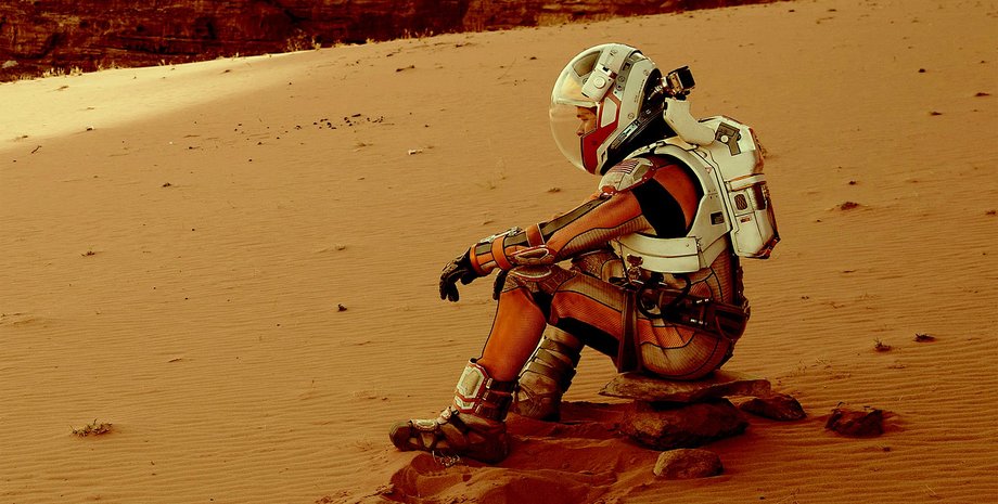 Кадр из фильма "Марсианин"