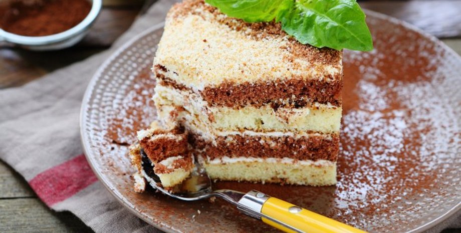 Торт "Сметанник", торт, быстрый торт сметанник, торт на новый год